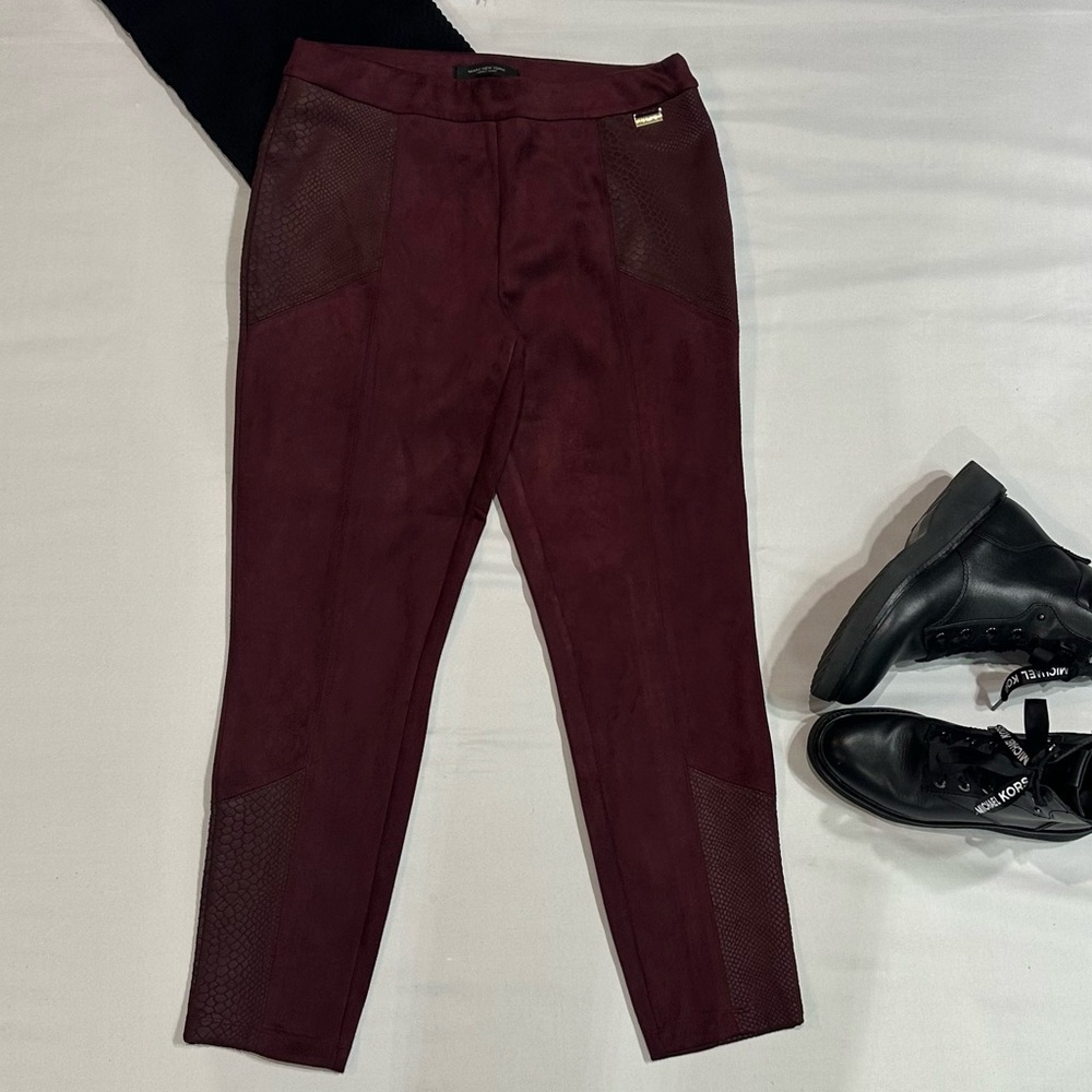 Marc New York Red Ankle Cropped Pants